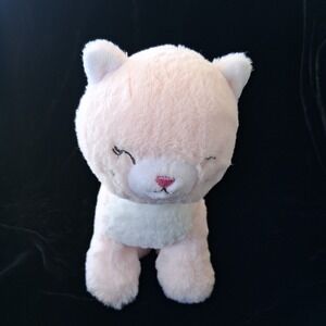 Carter's Child of Mine Pink Cat Plush Wind Up Musical Head Moving Toy Works